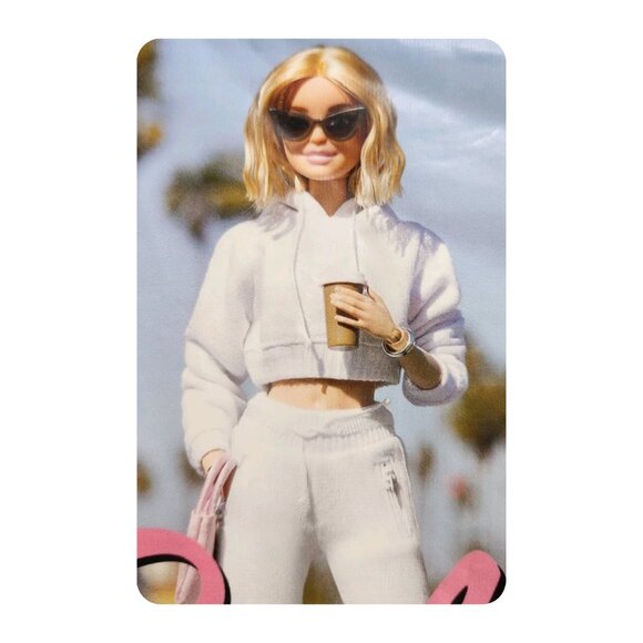 ZARA x BARBIE Collection Girls 8-9 KIDS TSHIRT Los Angeles Short Cropped Cotton - Picture 3 of 6